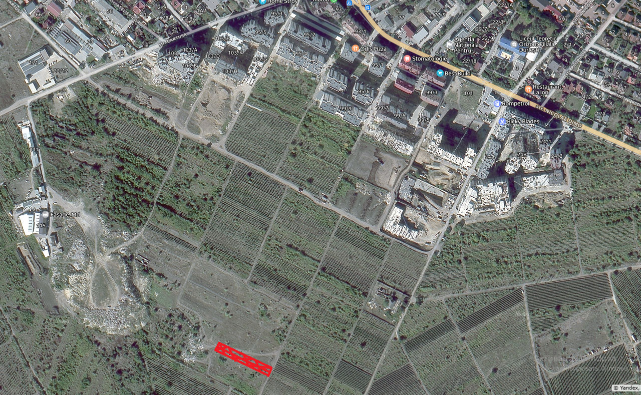 Teren pentru construcții, Durlești, 10 ari