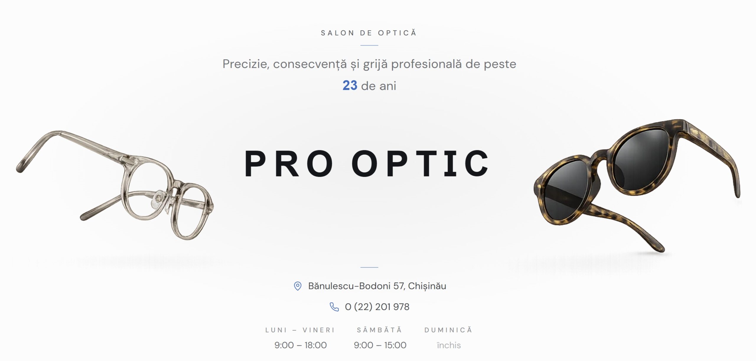 Pro Optic – vedere clară, rame moderne