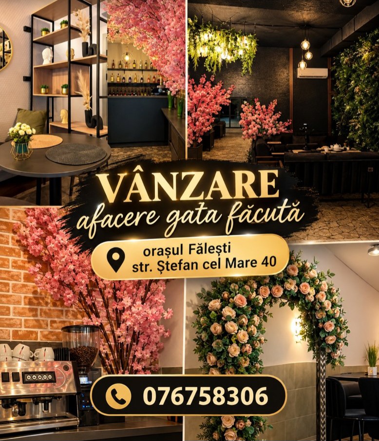 Se vinde o afacere activă