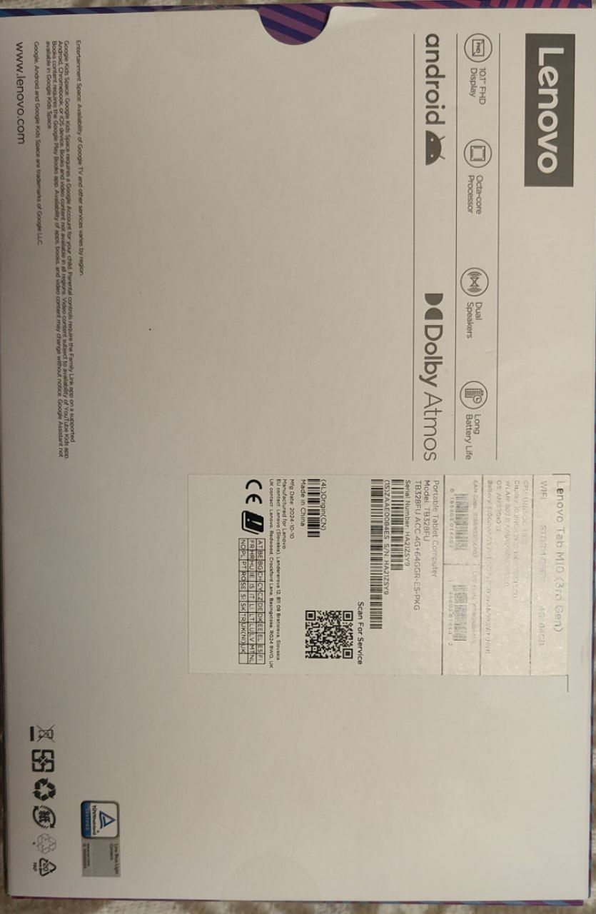 Lenovo Tab M10 3rd gen