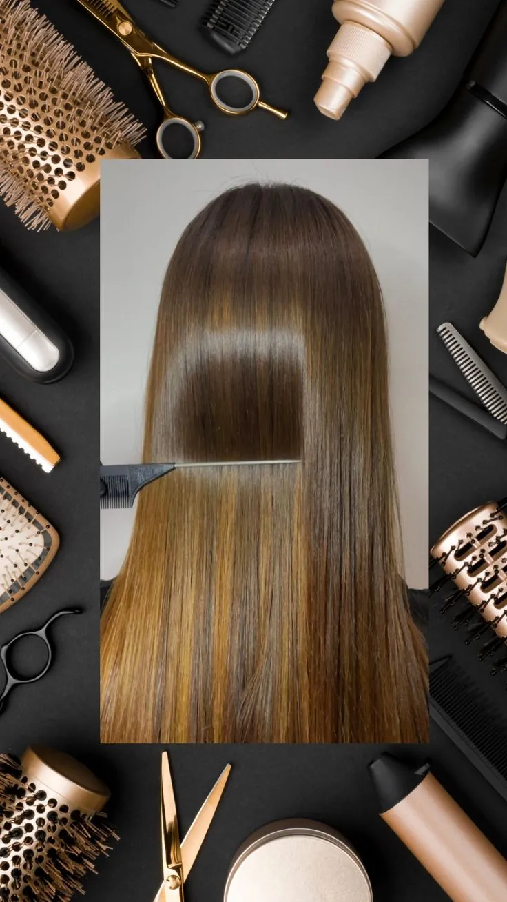 Выпрямления волос кератином