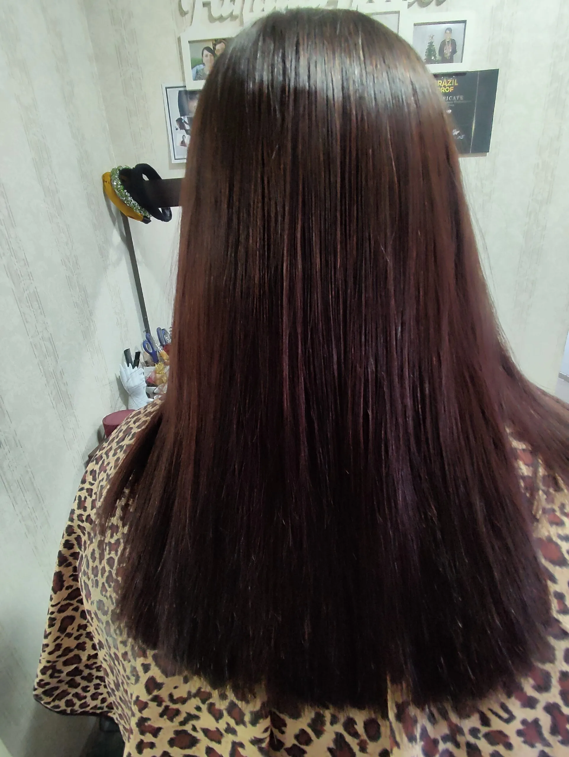 Выпрямления волос кератином