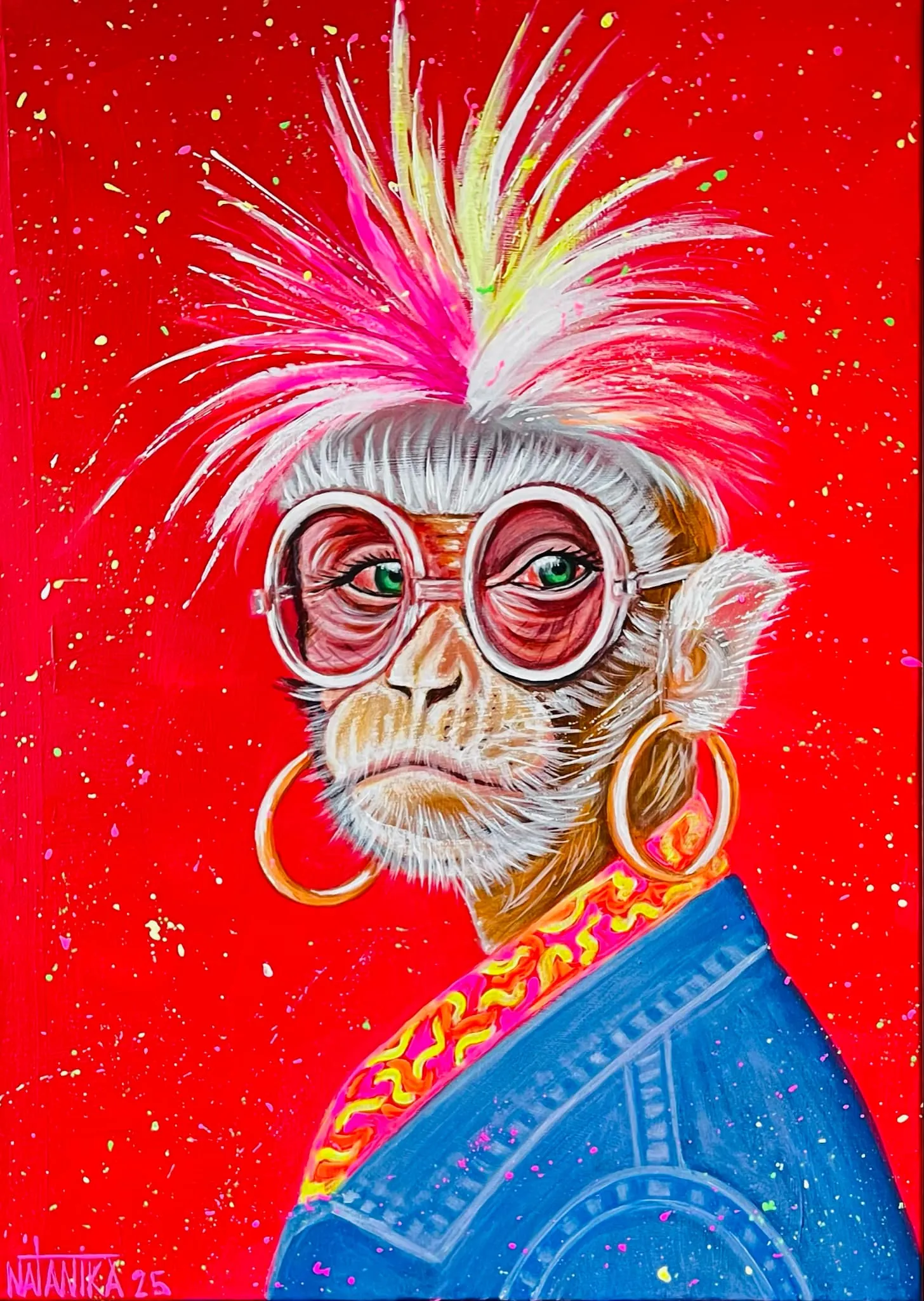 Картины акрилом, холст на подрамнике, лак